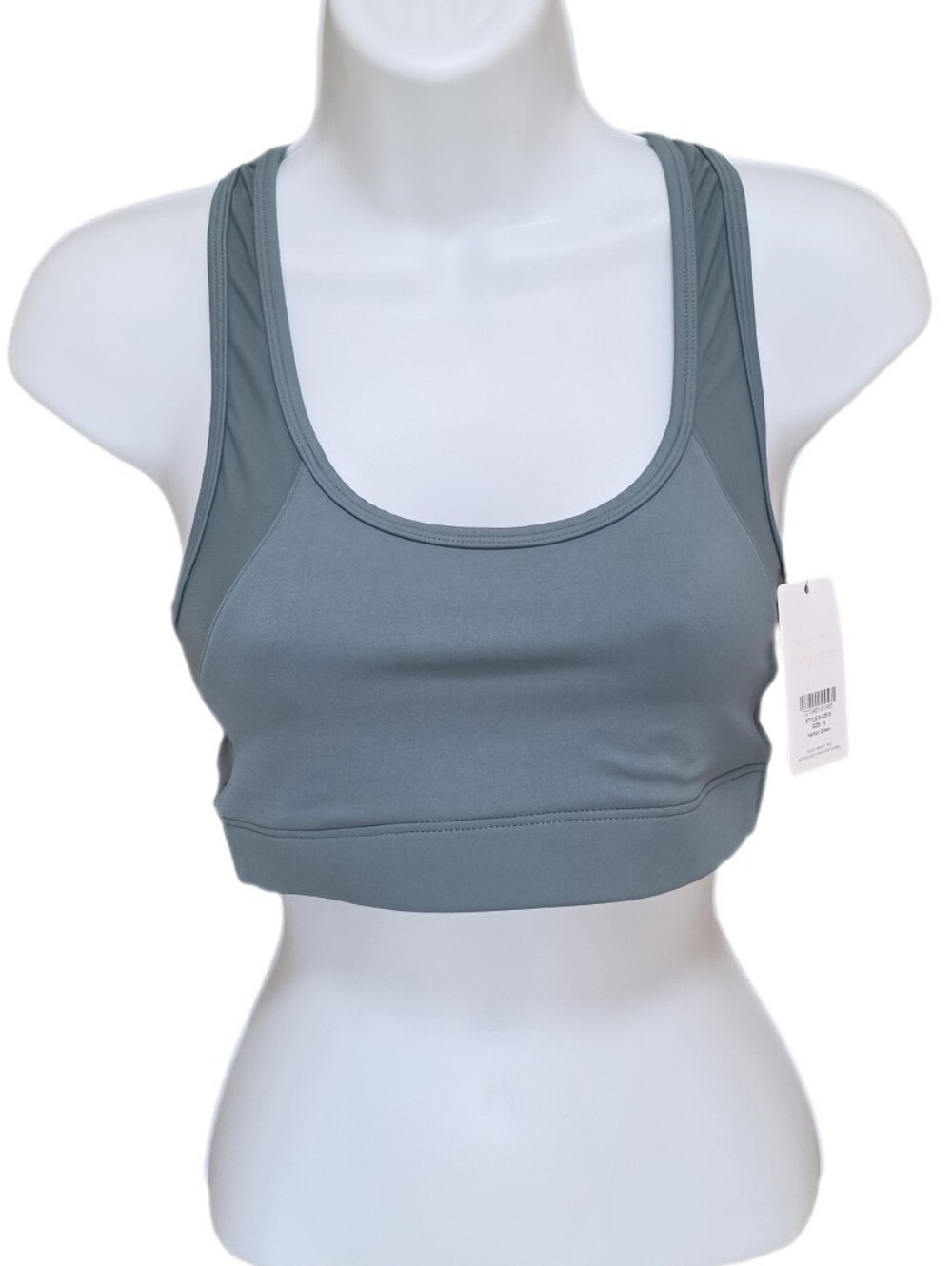 LIVELY Women's Scoop-Neck Racerback Sports Bra Green Small
